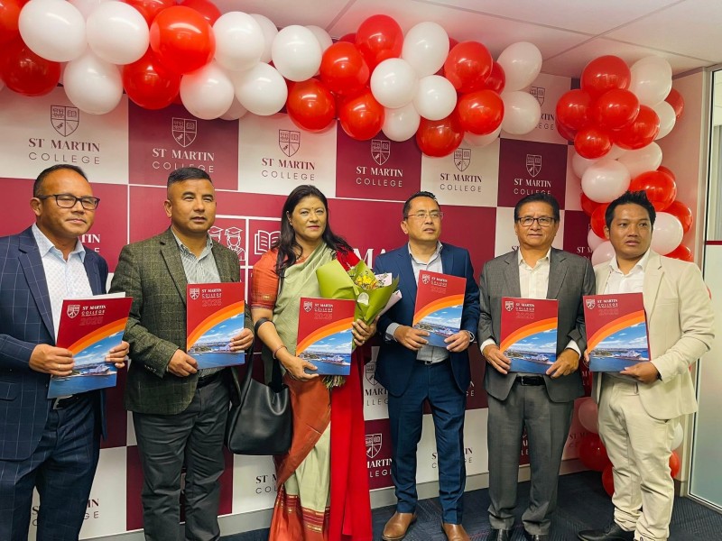 सिड्नीमा खुल्यो सेन्ट मार्टिन कलेज नेपाली काङग्रेश  नेतृ सिर्जना  सिंहद्वारा उद्घाटन 