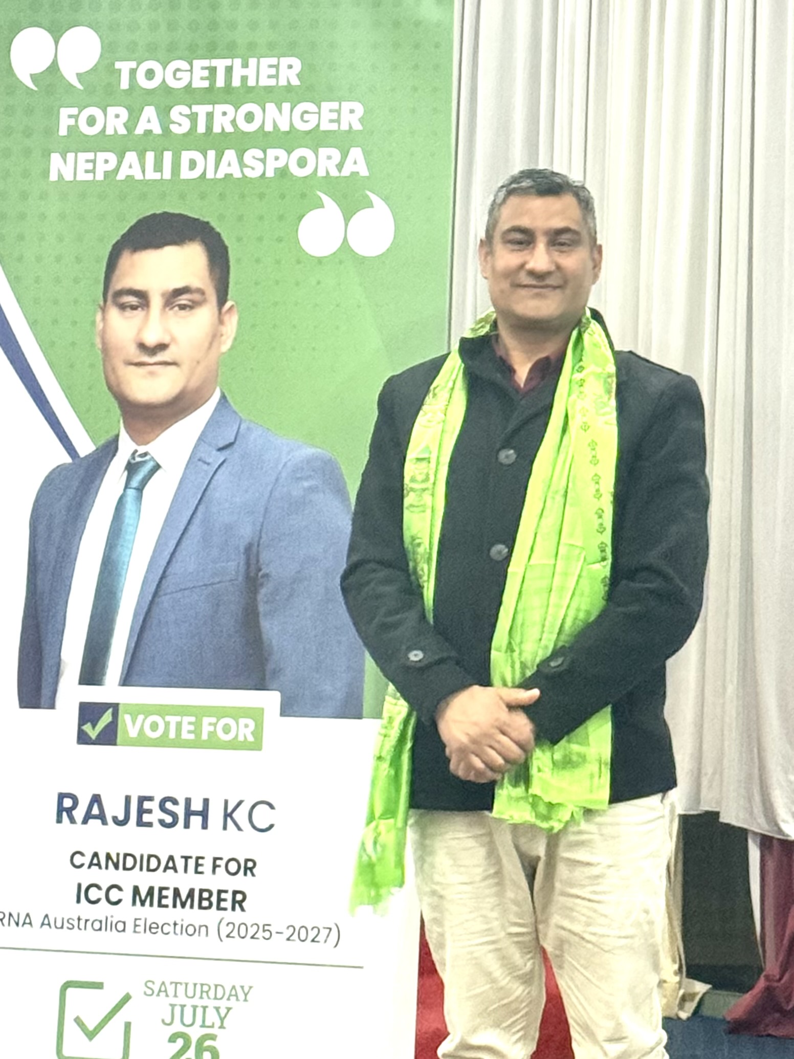 आईसीसी सदस्यमा राजेशको बलियो दाबेदारी    