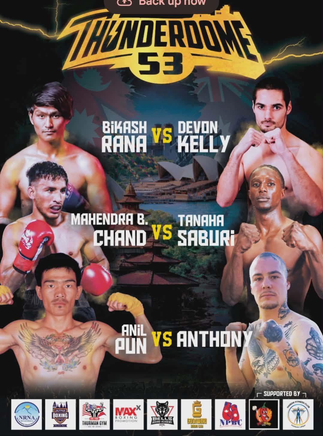 पर्थमा तीन नेपाली मुक्केवाज अस्ट्रेलियन प्रतीद्वन्द्वीसंग भीड्दै            