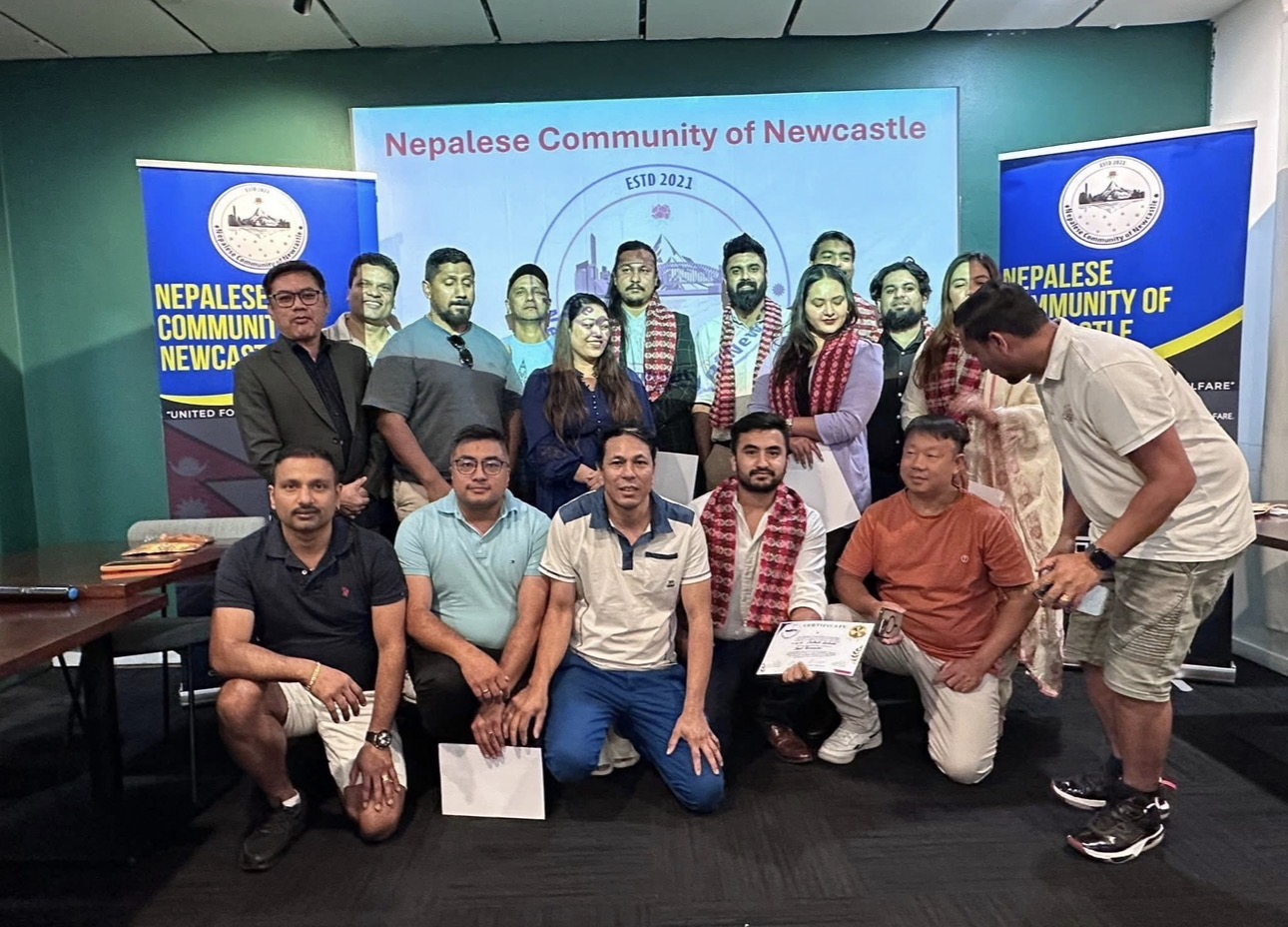 नेपलिज कम्युनिटी अफ न्यूक्यासल (NCON) को नयाँ कार्यसमिति सर्वसम्मत चयन