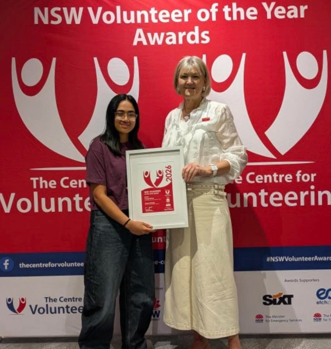 डब्बोकी आन्या सुमन कोइरालालाई NSW Young Volunteer of the Year सम्मान