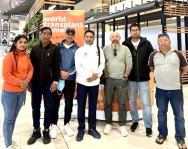 बिश्व प्रत्यारोपण खेलकुदमा सहभागि हुन नेपाली टोली पर्थ आइपुग्यो