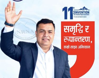 एनआरएनए अध्यक्षमा बद्री केसी बिजयी