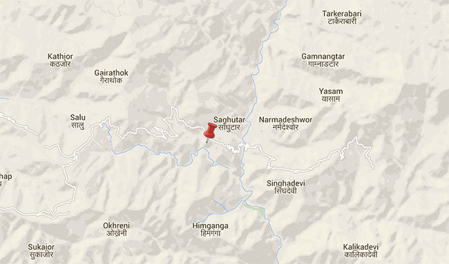 रामेछाप केन्द्रबिन्दु बनाएर ५ रेक्टरको भूकम्प