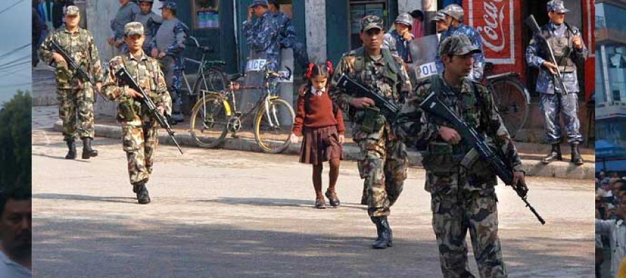 मधेशमा आन्दोलन बढ्दै गए सेना