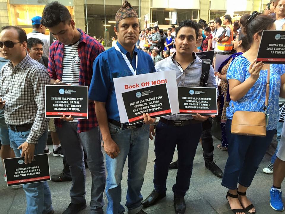 भारतीय नाकाबन्दीको अस्ट्रेलियाभरि  व्यापक विरोध प्रर्दशन (फोटो झलक सहित)