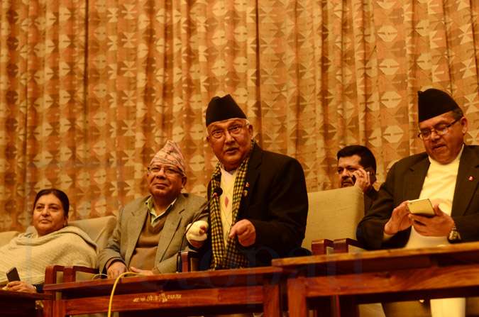 ओलीद्धारा विपक्षी बिरुद्ध पाँच दिन  गाउँ जान निर्देशन 